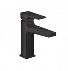 Hansgrohe Metropol Смеситель для раковины 110, на 1 отв, с донным клапаном, излив 135мм, цвет: черный матовый. 32507670