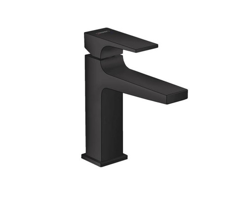 Hansgrohe Metropol Смеситель для раковины 110, на 1 отв, с донным клапаном, излив 135мм, цвет: черный матовый. 32507670 Hansgrohe Metropol Смеситель для раковины 110, на 1 отв, с донным клапаном, излив 135мм, цвет: черный матовый. 32507670