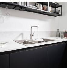 Hansgrohe Talis M54 Смеситель для кухни, 1 отв., цвет: сталь. 72809800