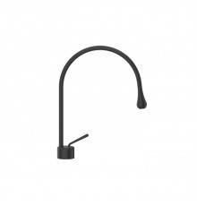 Gessi Goccia Смеситель для раковины на 1 отверстие, излив 244мм R=125, цвет: black XL. 33602#299
