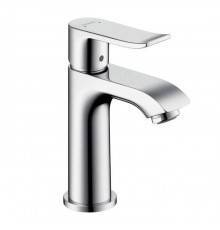 Hansgrohe Metris Смеситель для маленькой раковины 100, однорычажный, без сливного гарнитура, цвет: хром. 31186000