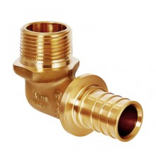 Угольник прямой переходный Hoobs Ø20x2,8 - 3/4 НР. HB-PEXLM-202834