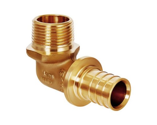 Угольник прямой переходный Hoobs Ø20x2,8 - 3/4 НР. HB-PEXLM-202834