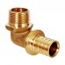 Угольник прямой переходный Hoobs Ø20x2,8 - 3/4 НР. HB-PEXLM-202834