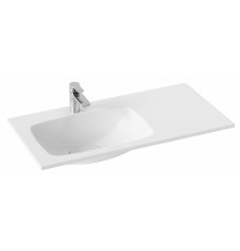 AQ Mal.09.04.D-L Malaga Раковина левая 918х450х180(16) мм, с отв. под смес., без отв. перел. Mal.09.04.D-L