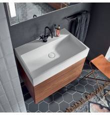 Burgbad Crono Раковина 81x50 см, 1 отв., цвет: белый. MWDU081C0001*1