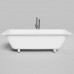 Salini Orlanda Axis KIT Встраиваемая ванна на ножках 180х80х60cм., UpDown, сифон, интегрированный слив-перелив, материал: S-Sense, цвет: белый глянцевый. 103312G