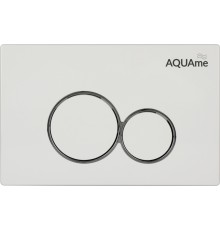 AQM4101W Панель смыва AQUAme, пластик, белый AQM4101W