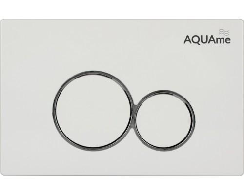 AQM4101W Панель смыва AQUAme, пластик, белый AQM4101W