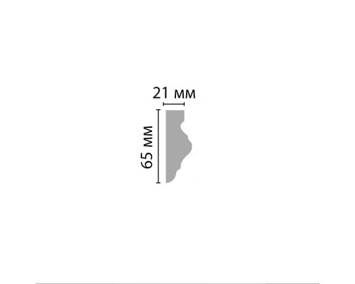 Молдинг гладкий DECOMASTER 97022 (65*21*2400мм)