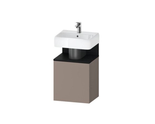 Duravit Qatego Тумба для раковины 44х35см., подвесная, петли справа, цвет: базальт матовый. QA4076R18430000