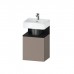 Duravit Qatego Тумба для раковины 44х35см., подвесная, петли справа, цвет: базальт матовый. QA4076R18430000