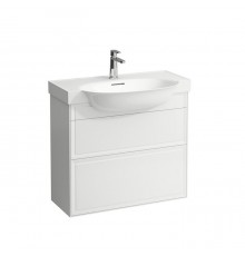 Laufen New Classic Тумба с раковиной, 77.5х31.5х67.5см, 2 ящика, подвесная, цвет: белый глянцевый. 8.1385.5.000.104.1,  4.0604.2.085.631.1