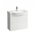 Laufen New Classic Тумба с раковиной, 77.5х31.5х67.5см, 2 ящика, подвесная, цвет: белый глянцевый. 8.1385.5.000.104.1, 4.0604.2.085.631.1