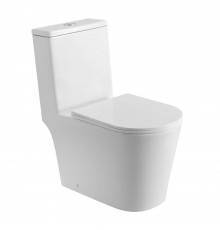 Унитаз-моноблок напольный BelBagno Tre BB673CP-MN-TOR/SC белый