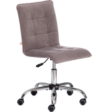 Компьютерное кресло TetChair Zero, велюр светло-серый 60
