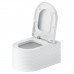Duravit Millio Унитаз подвесной, 37х57см.,  декор Grooves, крепление в компл., цвет: белый шелковисто-матовый. 250509FF