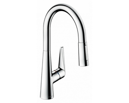 Hansgrohe Talis S, Смеситель для кухни, с выдвижным душем, Цвет: хром. 72813000 Hansgrohe Talis S, Смеситель для кухни, с выдвижным душем, Цвет: хром. 72813000