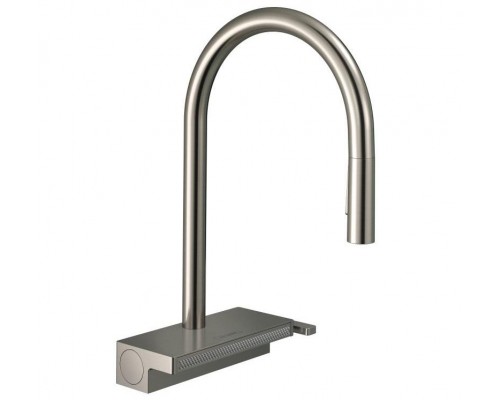 HG 73 831 800 Aquno Select M81 Смеситель для кухни 165 мм, 3 реж., выдвижной ∩ излив, sBox 73831800