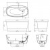 DevonDevon Holiday Ванна 175.7х66.5х89.7 см, из WHITE TEC PLUS, с донным клапаном с крышкой из WHITE TEC (цоколь белый), отдельностоящая, цвет: белый. HDPL/M/CAL, HOLIDAY