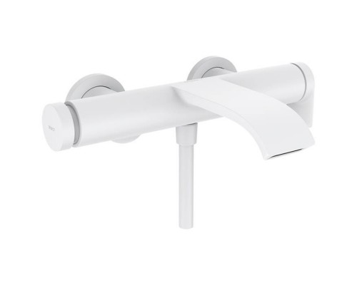 Hansgrohe Vernis Смеситель для ванны, настенный, цвет: белый матовый. 75420700 Hansgrohe Vernis Смеситель для ванны, настенный, цвет: белый матовый. 75420700