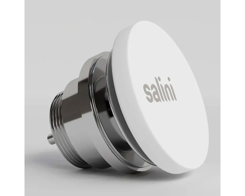 Salini D604 Донный клапан для раковины, фиксированный, S-Stone, цвет: белый. 166202G