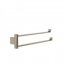 Gessi Emporio accessories Поворотный двойной полотенцедержатель., цвет: Finox Brushed Nickel. 63617#149