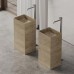 Dea Design Marble Napoli Раковина 45х35х85см., напольная, без отв., мрамор, цвет: Travertine. DD1544 450 TR