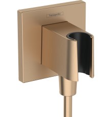 Шланговое подключение Hansgrohe FixFit Porter E 26889140 шлифованная бронза