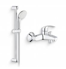 Душевой комплект Смеситель Grohe Eurosmart New 33300002 + Гарнитур Tempesta New 27598001