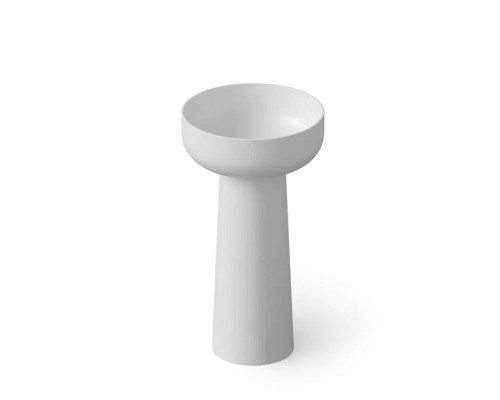 Dea Design Pedestal Basin Раковина 48х48х88см., напольная, без отв., Solid Surface, цвет: White №18. DD2027 480 18