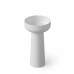Dea Design Pedestal Basin Раковина 48х48х88см., напольная, без отв., Solid Surface, цвет: White №18. DD2027 480 18