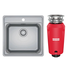 Комплект Мойка Franke Bell BCX 210-51 TL нержавеющая сталь + Измельчитель