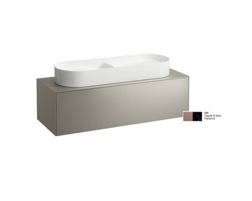 Laufen Sonar Тубма под раковину, 117.5х45.5х34см., 1 ящик, с отверстием в центре, совместим с раковинами-чашами 812348, 812349, цвет: медь/черный мрамор. 4.0547.1.034.141.1 Laufen Sonar Тубма под раковину, 117.5х45.5х34см., 1 ящик, с отверстием в центре, совместим с раковинами-чашами 812348, 812349, цвет: медь/черный мрамор. 4.0547.1.034.141.1