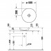 Duravit D-Neo Раковина Oslash;40см., накладная, без перелива, без отв., цвет: белый . 2371400070