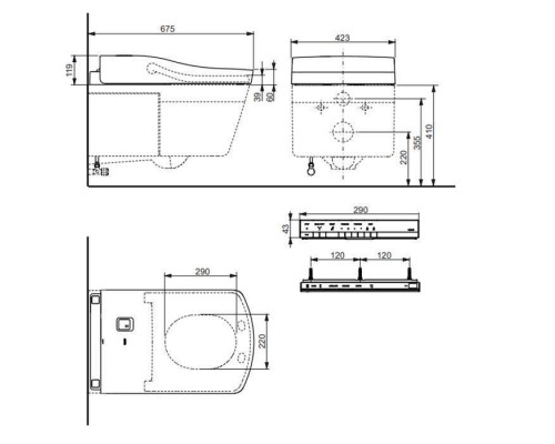 Toto Neorest AC Унитаз подвесной 42.3x66.6x41см, безободковый, CeFiONtect, Tornado Flush, с сиденьем Washlet, цвет: белый. TCF996RWG#NW1, CW996PVD#NW1 Toto Neorest AC Унитаз подвесной 42.3x66.6x41см, безободковый, CeFiONtect, Tornado Flush, с сиденьем Washlet, цвет: белый. TCF996RWG#NW1, CW996PVD#NW1