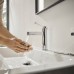 Hansgrohe Finoris Смеситель для раковины, 1 отв., с донным клапаном Push-Open, цвет: хром