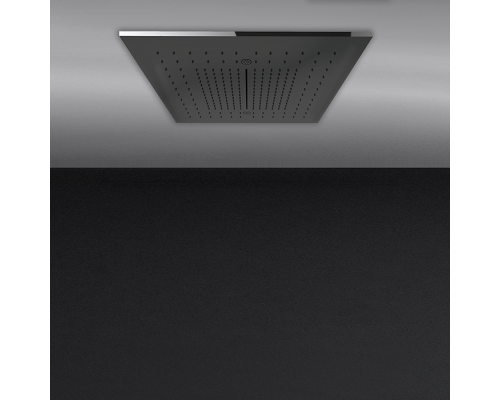 Gessi Minimali Встраиваемая в потолок душевая система 500x500 с функцией Троптческий ливень, цвет Mirror Steel. 57907#238 Gessi Minimali Встраиваемая в потолок душевая система 500x500 с функцией Троптческий ливень, цвет Mirror Steel. 57907#238