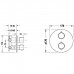 Duravit Thermostatic Смеситель для душа, встраиваемый, термостатический, цвет: хром. TH4200008010