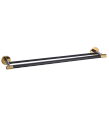 Полотенцедержатель Wonzon   Woghand WW-9211 черный, золото
