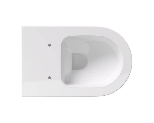 Alice Unica Унитаз 55х35см., подвесной, безободковый, с сиденьем и крышкой с микролифтом, с набором для крепления, цвет: белый глянцевый. 32240101SET