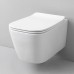 Artceram A16 Унитаз подвесной безободковый 36х52 см, с креплениями, цвет: белый. ASV003 01 00