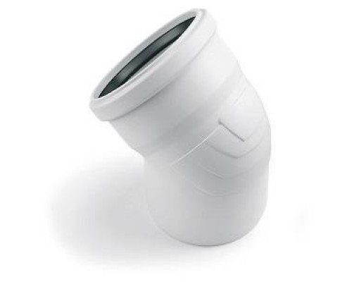 Отвод, Rehau, RAUPIANO, 30°, 110, 110, PP (полипропилен)