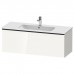 Duravit D-Neo Тумбочка подвесная 121х44x46.2см., раковина, 1 ящик, цвет: белый высокоглянцевый. 2336120000,  DE426402222