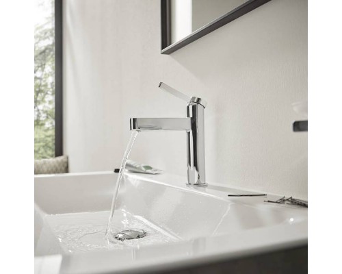 Hansgrohe Finoris Смеситель для раковины, 1 отв., с донным клапаном Push-Open, цвет: хром. 76023000 Hansgrohe Finoris Смеситель для раковины, 1 отв., с донным клапаном Push-Open, цвет: хром. 76023000