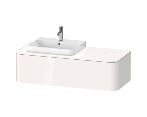Duravit Happy D.2 Plus Тумба подвесная 130x55х35.4см, с раковиной и 1 ящиком, SX, цвет: белый глянцевый. 2360600000, HP4942L2222, HP031KL2222 Duravit Happy D.2 Plus Тумба подвесная 130x55х35.4см, с раковиной и 1 ящиком, SX, цвет: белый глянцевый. 2360600000, HP4942L2222, HP031KL2222