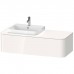 Duravit Happy D.2 Plus Тумба подвесная 130x55х35.4см, с раковиной и 1 ящиком, SX, цвет: белый глянцевый. 2360600000, HP4942L2222, HP031KL2222