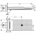 Hansgrohe Rainmaker Верхний душ 58см., настенный, цвет: хром. 24011400