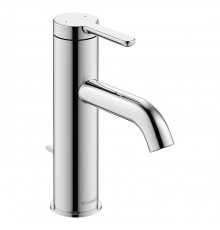 Duravit C.1 Смеситель для раковины, 1 отв., с донным клапаном, излив 113мм, цвет: хром. C11020001010
