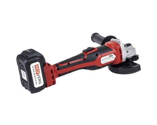 Машина шлифовальная угловая аккумуляторная REDVERG RD-AG18K/U